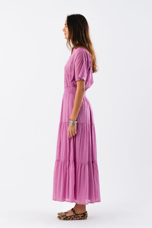 Lollys Laundry Diamond Maxi Skirt - Lilac