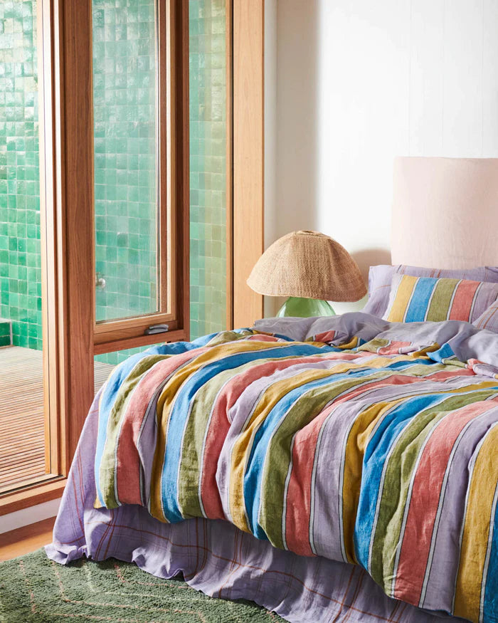 Kip & Co Majorca Linen Quilt Cover