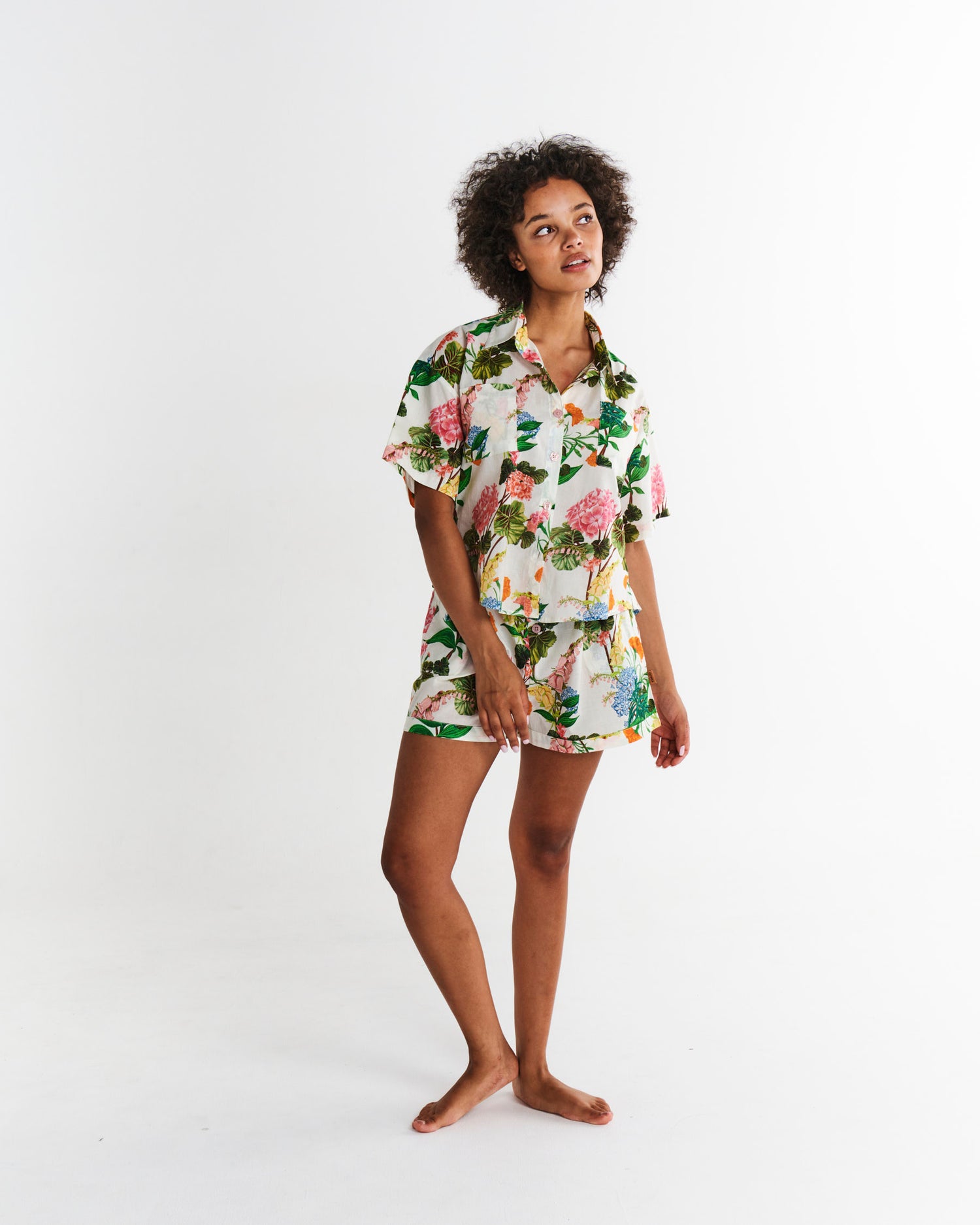 Kip & Co Bouquet Beauty Organic Cotton Short PJ Set