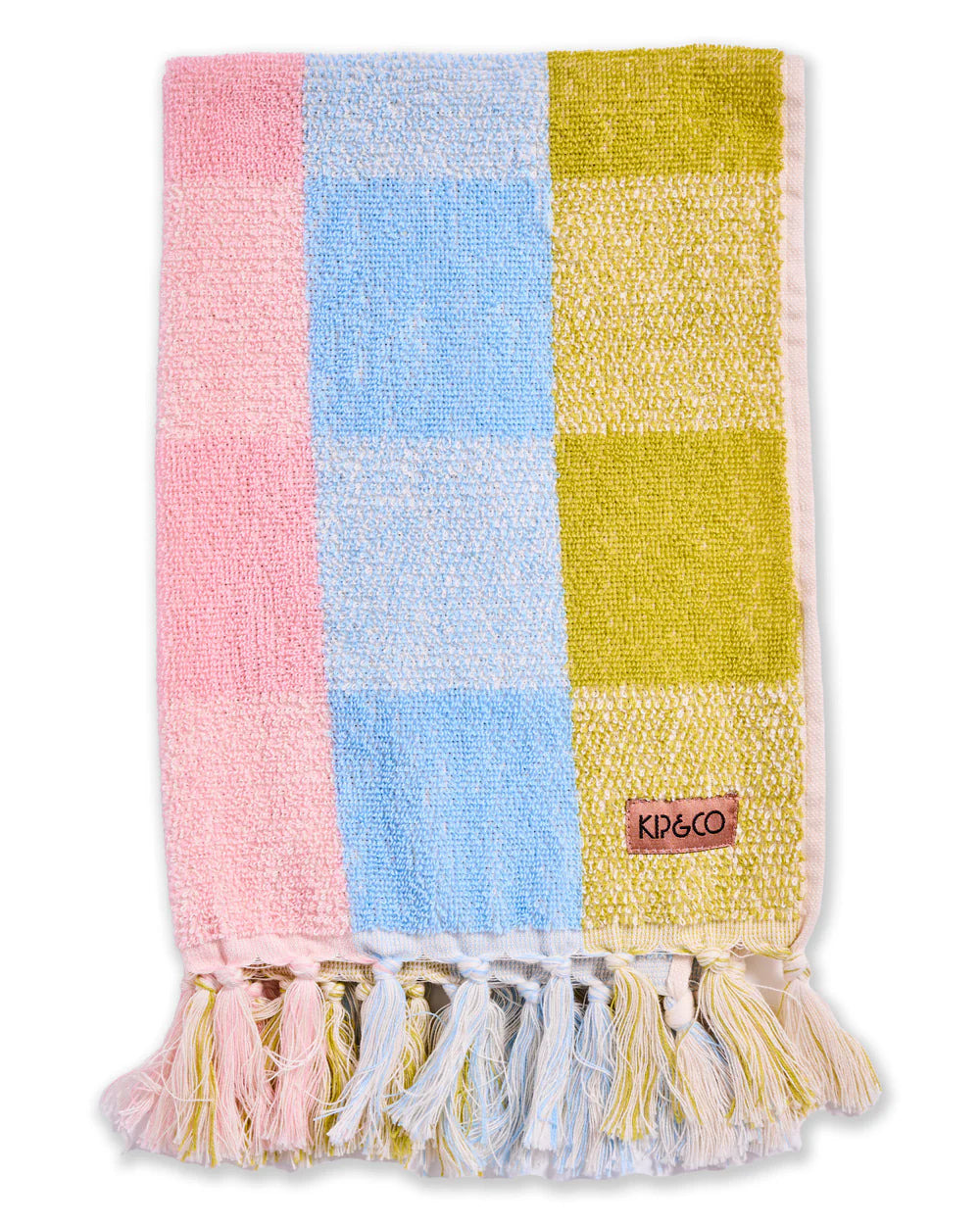 Kip & Co Corfu Tartan Terry Hand Towel