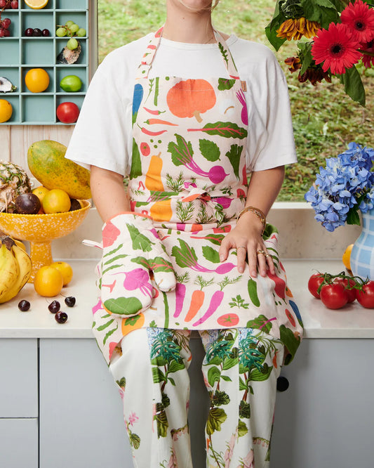 Kip & Co x Stephanie Alexander Stephanie's Harvest Linen Apron