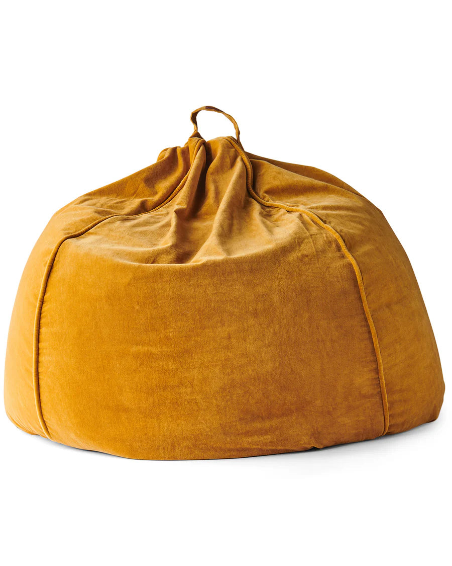 Kip & Co Pecan Velvet Beanbag