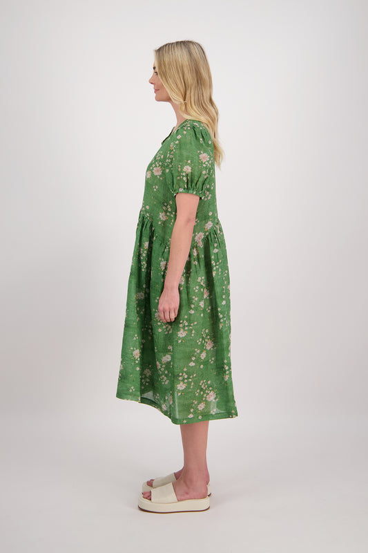 Briarwood Prissy Dress - Green Floral