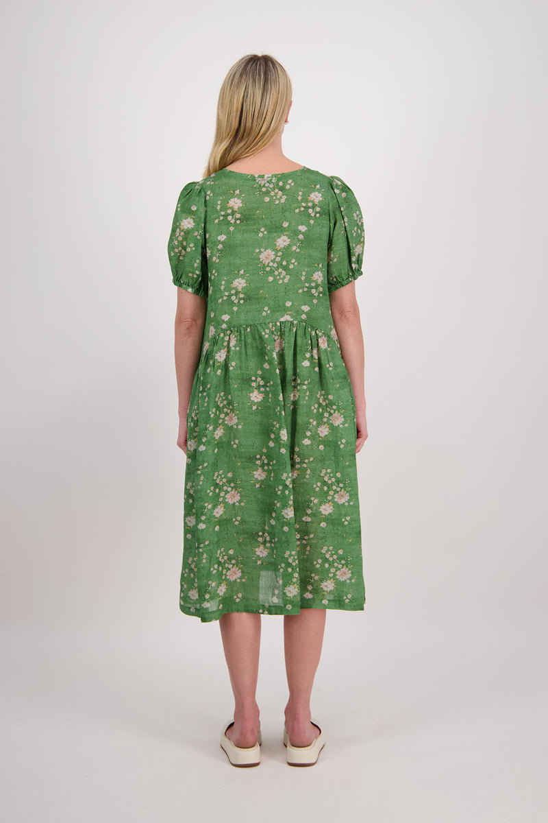 Briarwood Prissy Dress - Green Floral