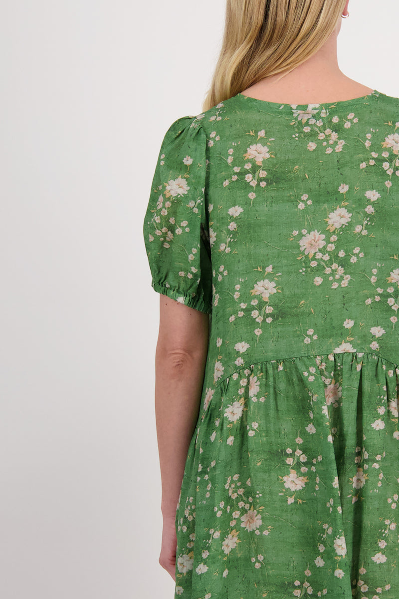 Briarwood Prissy Dress - Green Floral