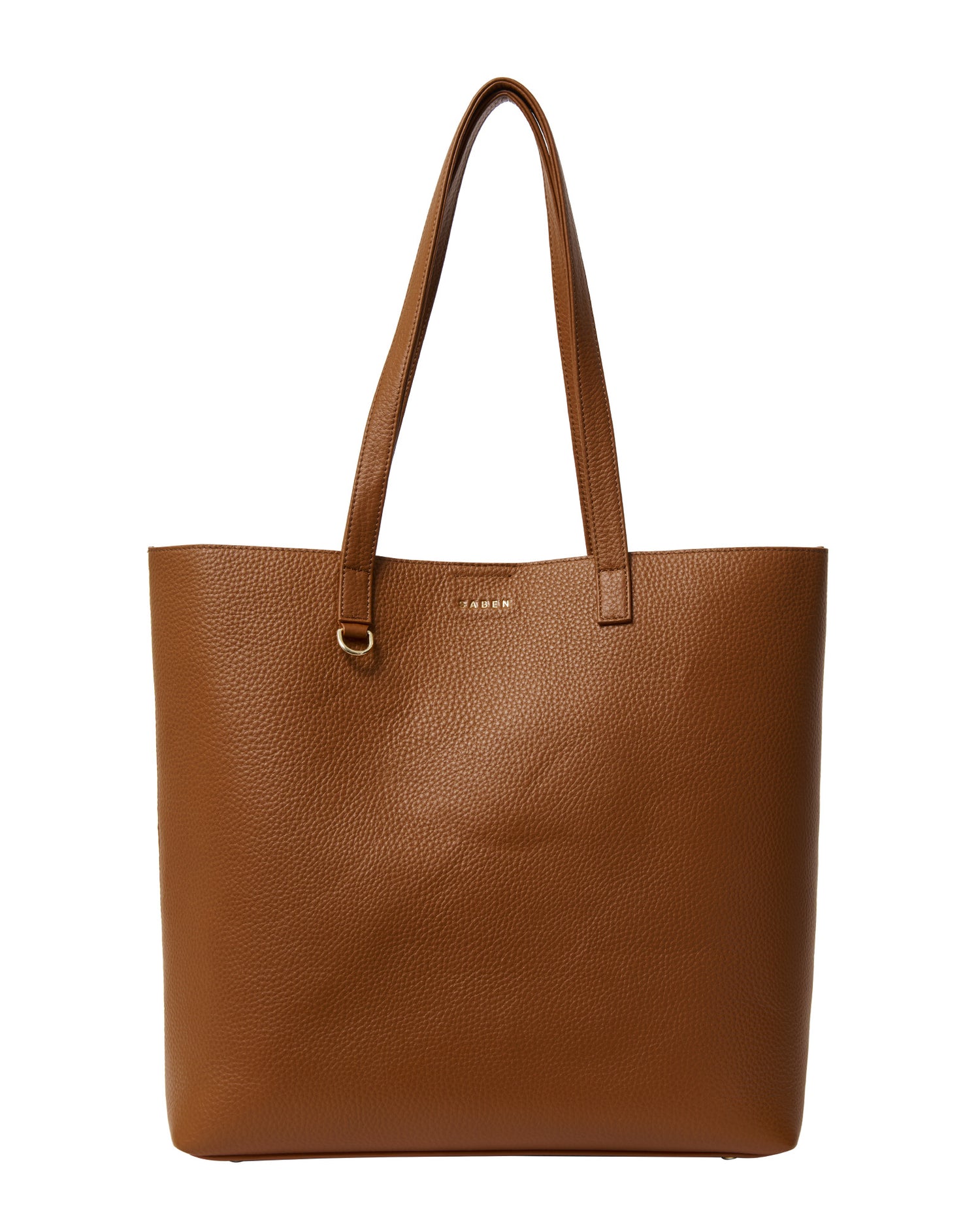 Saben Carter Tote - Tan + Chain Print