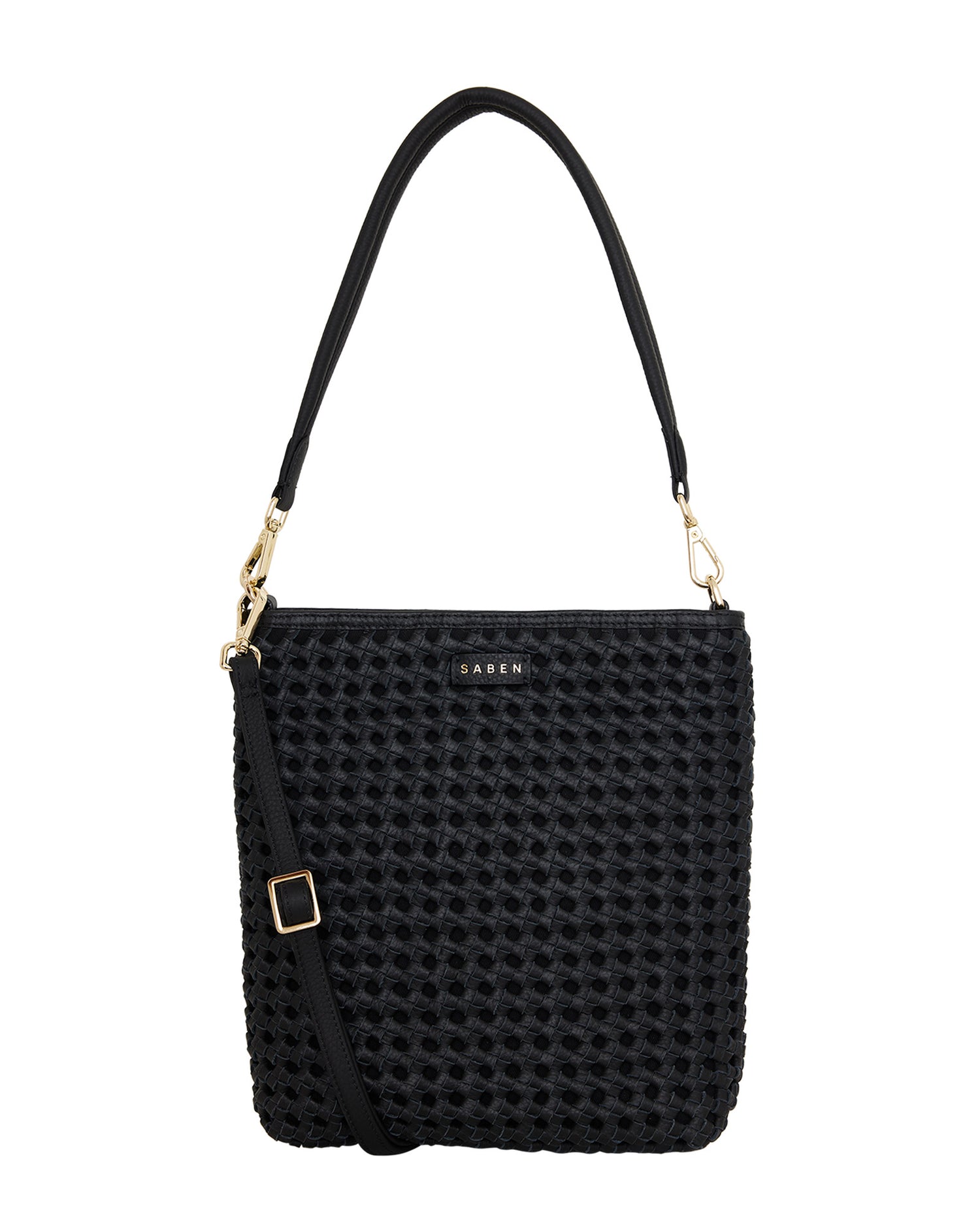 Saben Claudette Crossbody -  Black Braid