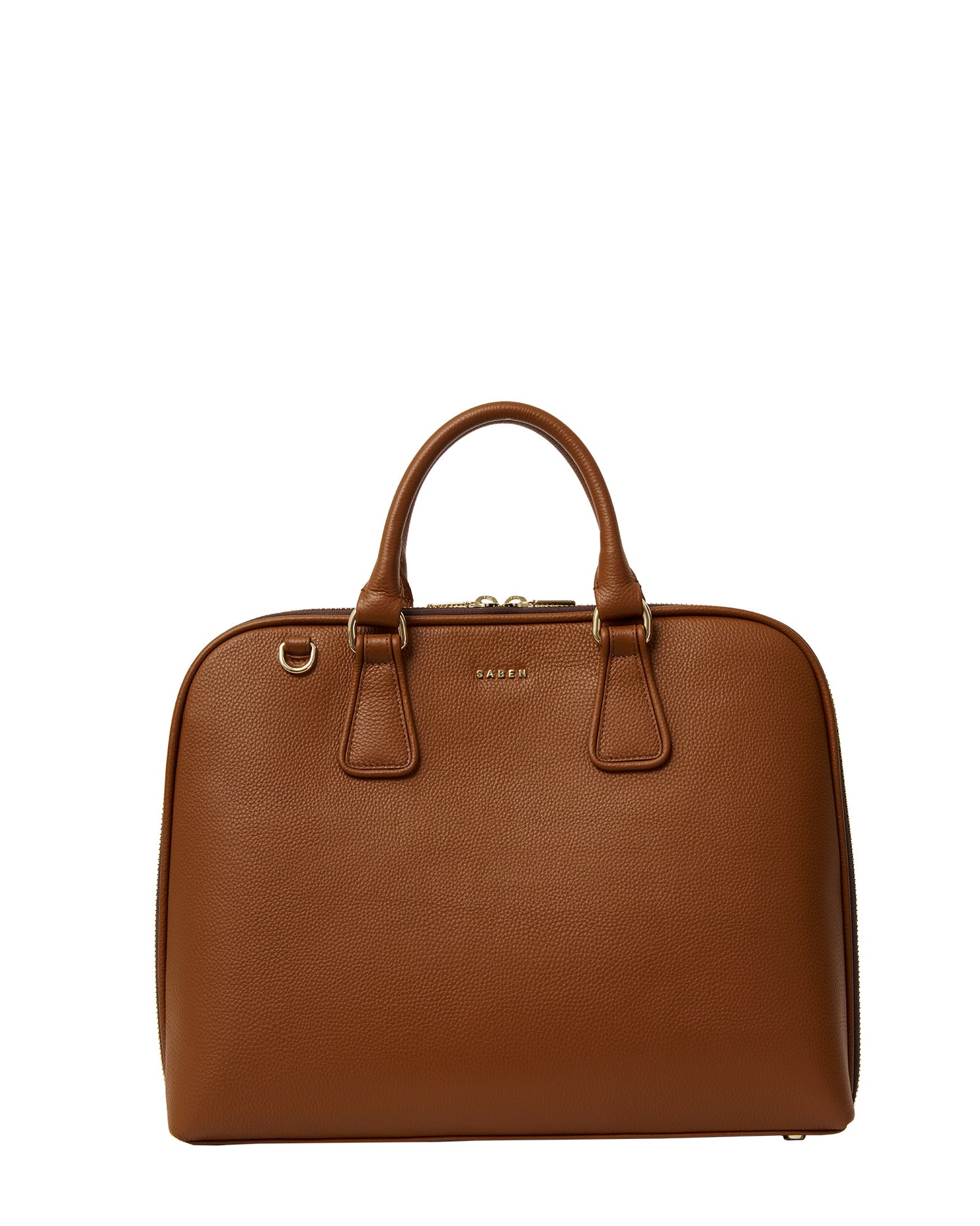 Saben Parker Briefcase - Tan