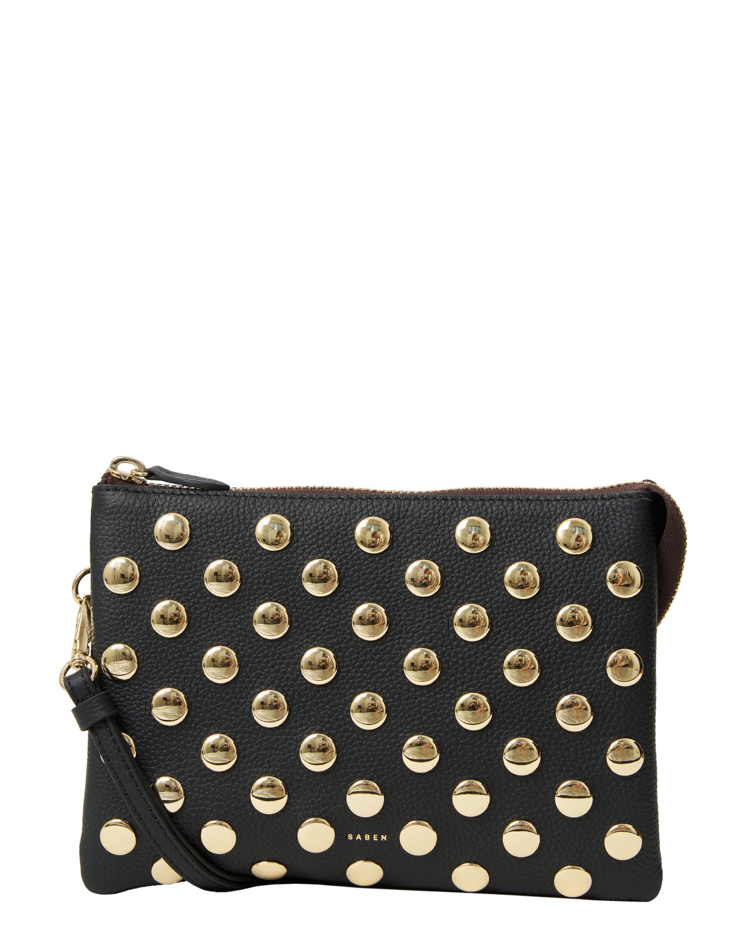 Saben Tilly's Big Sis Crossbody - Black + Gold Stud