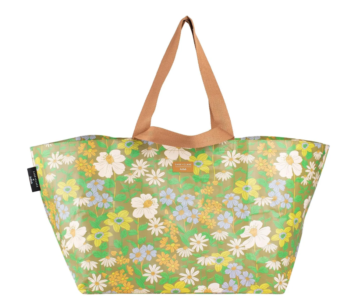 Kollab Beach Bag Sage X Clare