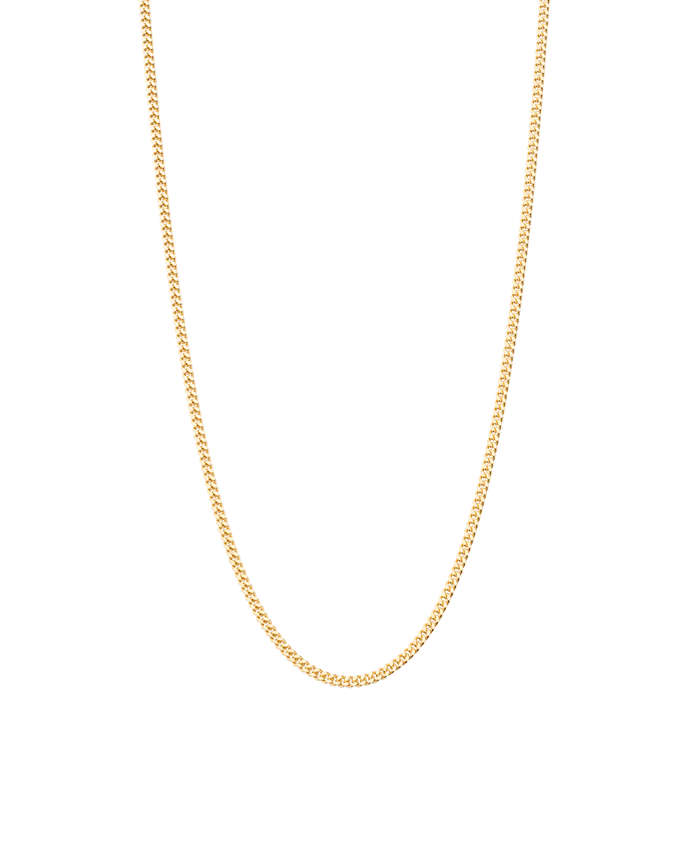 Kirstin Ash Bespoke Curb Chain 16-18" - Gold