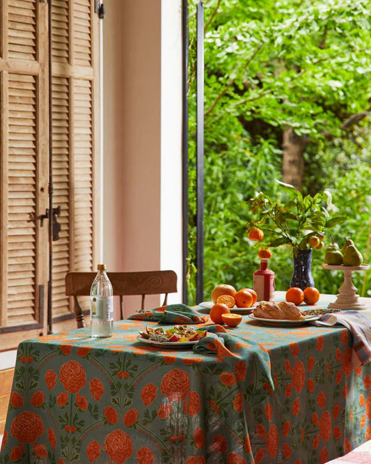 Kip & Co Perfect Posie Linen Tablecloth