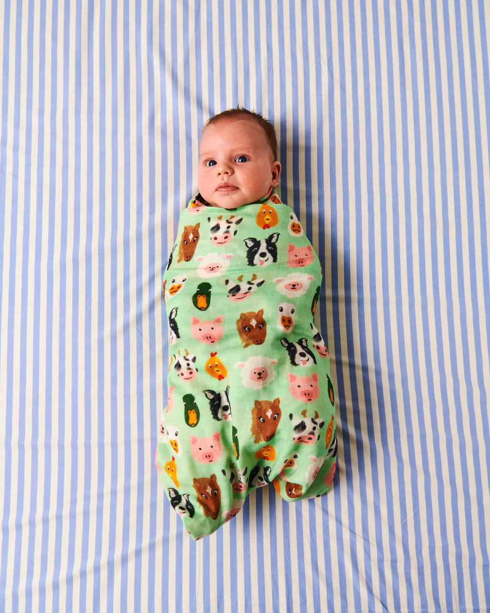 Kip & Co Farm Friends Bamboo Swaddle