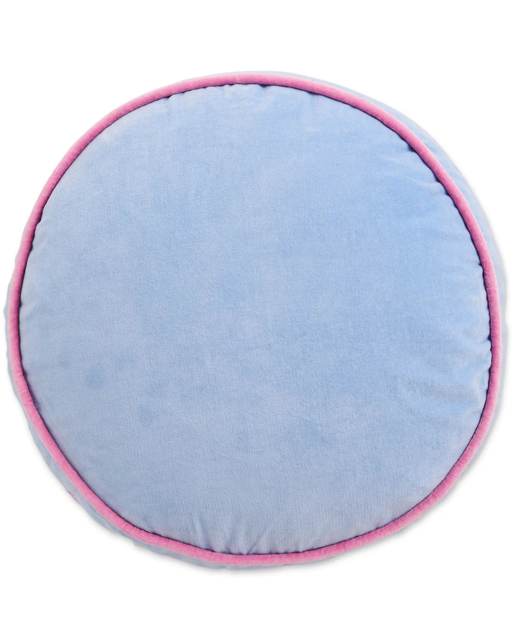 Kip & Co Bay Blue Velvet Pea Cushion