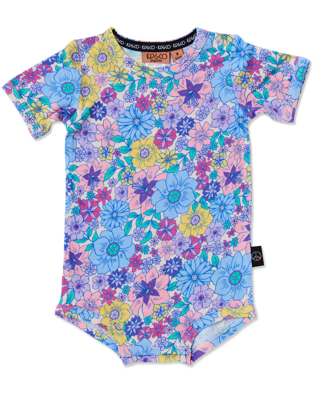 Kip & Co Bunch of Fun Organic Short Sleeve Romper