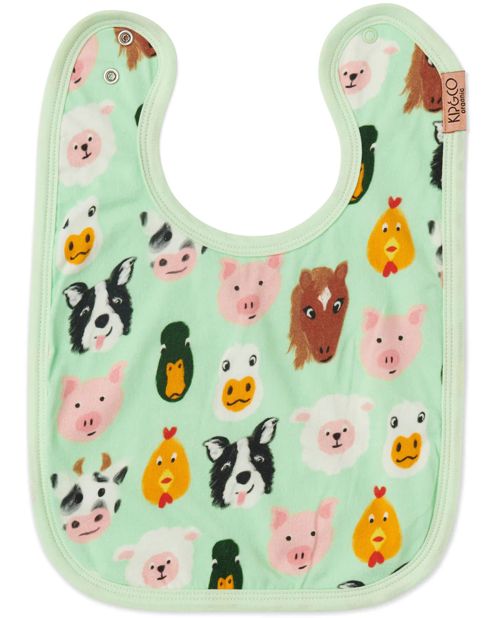 Kip & Co Farm Friends Organic Cotton Bib