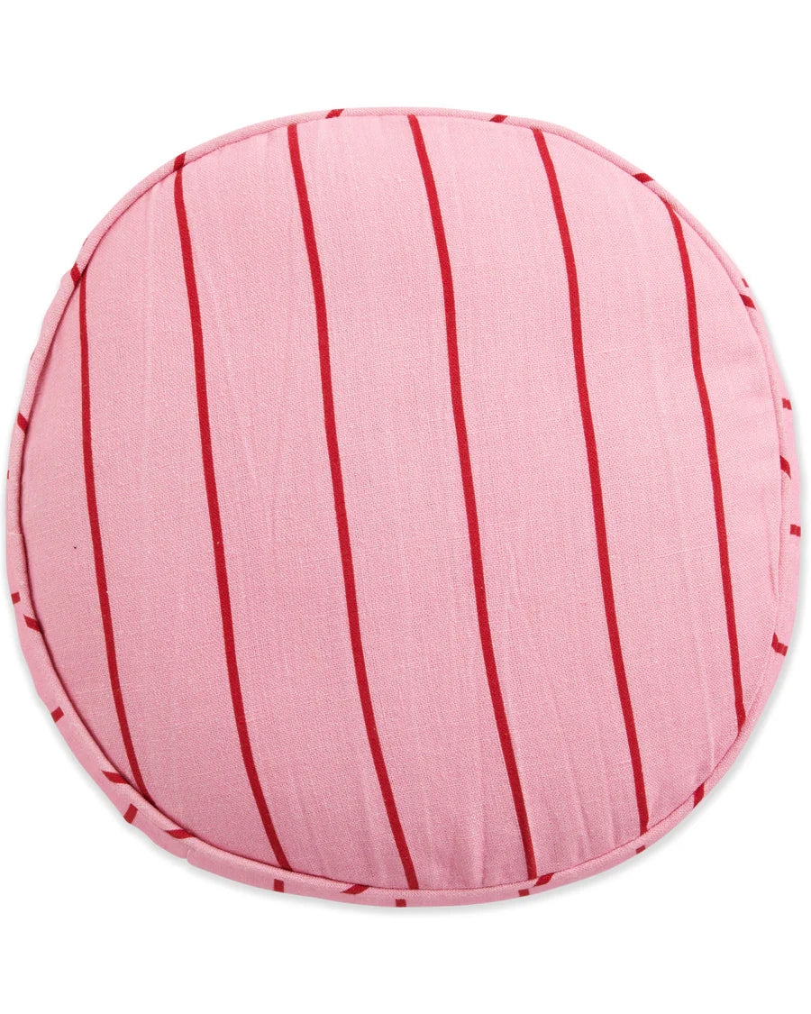 Kip & Co Iced Vovo Stripe Upholstery Pea Cushion