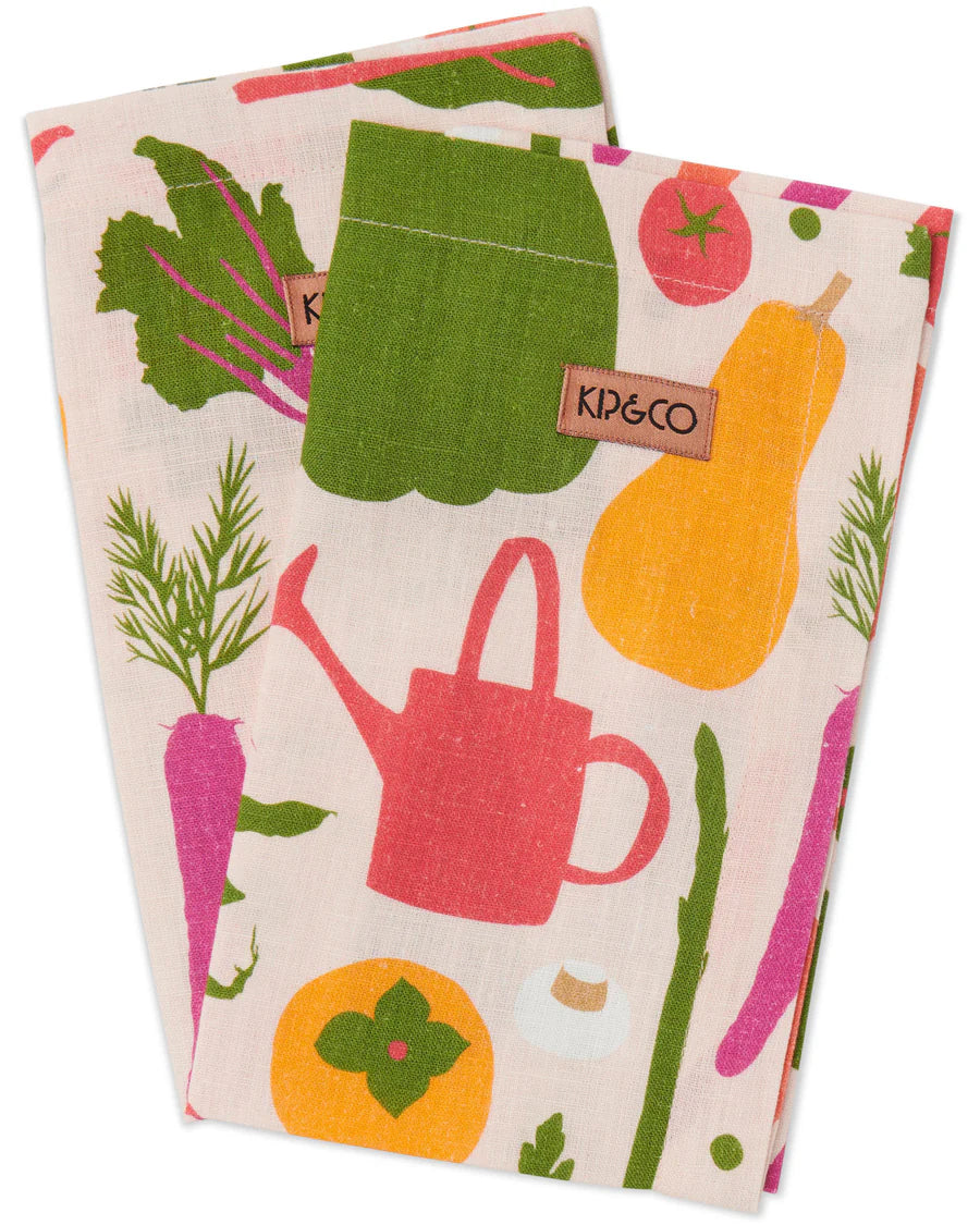 Kip & Co x Stephanie Alexander Stephanie's Harvest Linen 4p Napkin Set