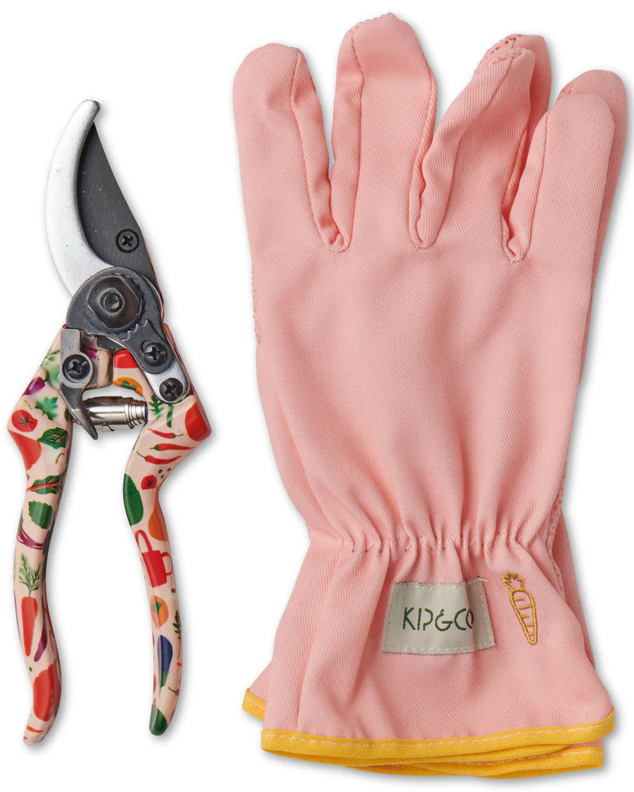 Kip & Co x Stephanie Alexander Stephanie's Harvest Garden Secateurs and Gloves Set