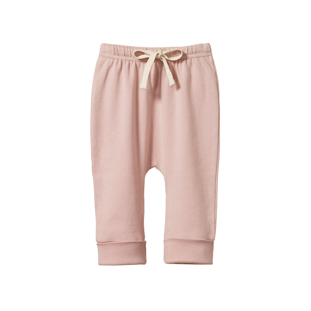 Nature Baby Cotton Drawstring Pants - Rosebud