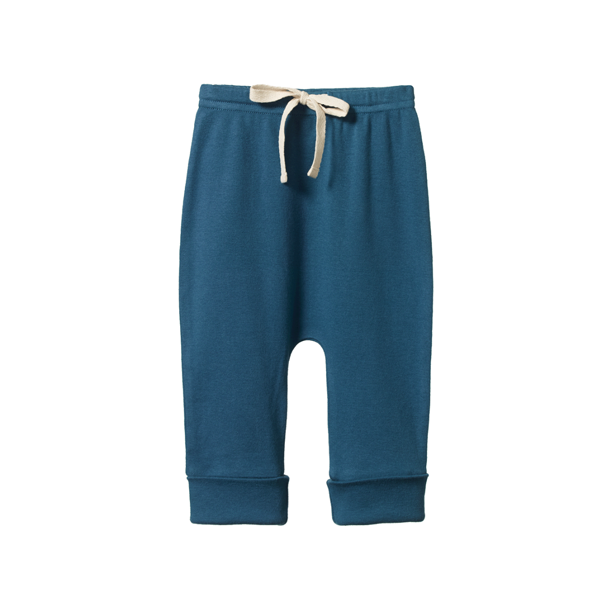 Nature Baby Cotton Drawstring Pants - Teal