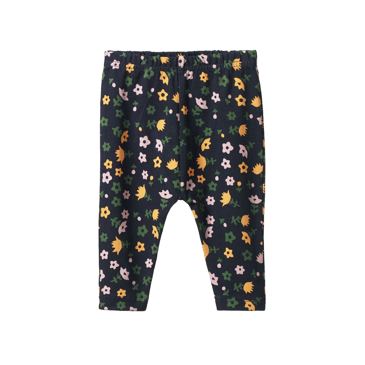 Nature Baby Leggings - Navy Pollyanna Print