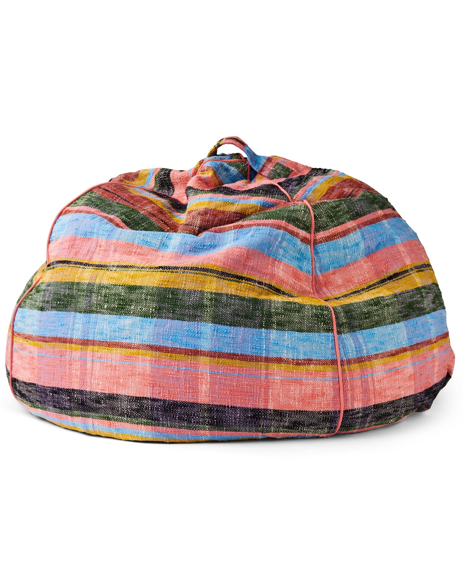 Kip & Co Sea Of Colour Tartan Bean Bag Unfilled