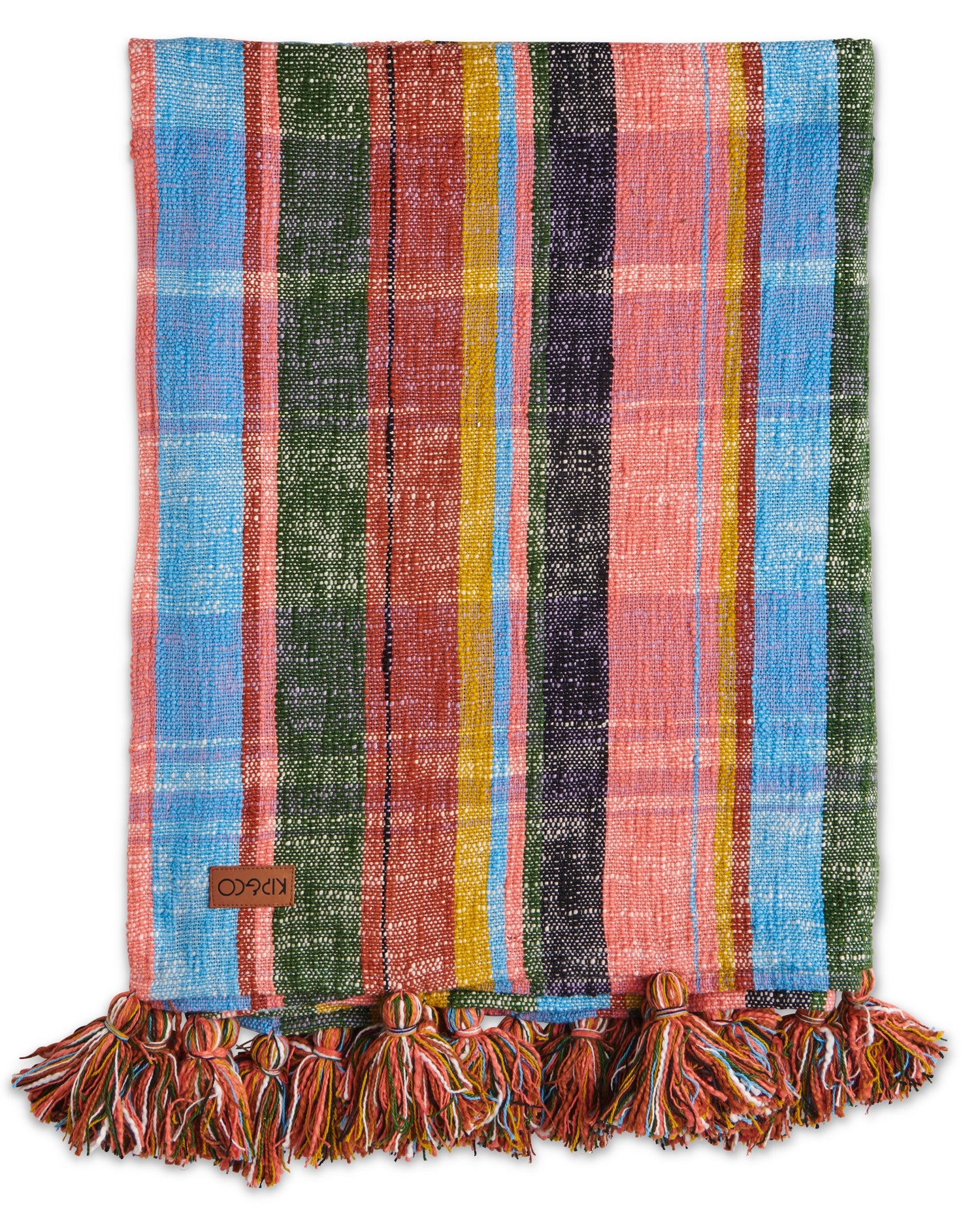 Kip & Co Sea Of Colour Tartan Throw