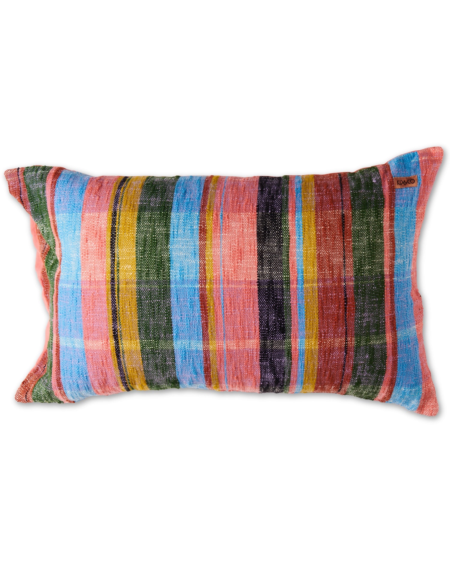 Kip & Co Sea Of Colour Tartan Cushion